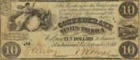 p26b from Confederate States of America: 10 Dollars from 1861